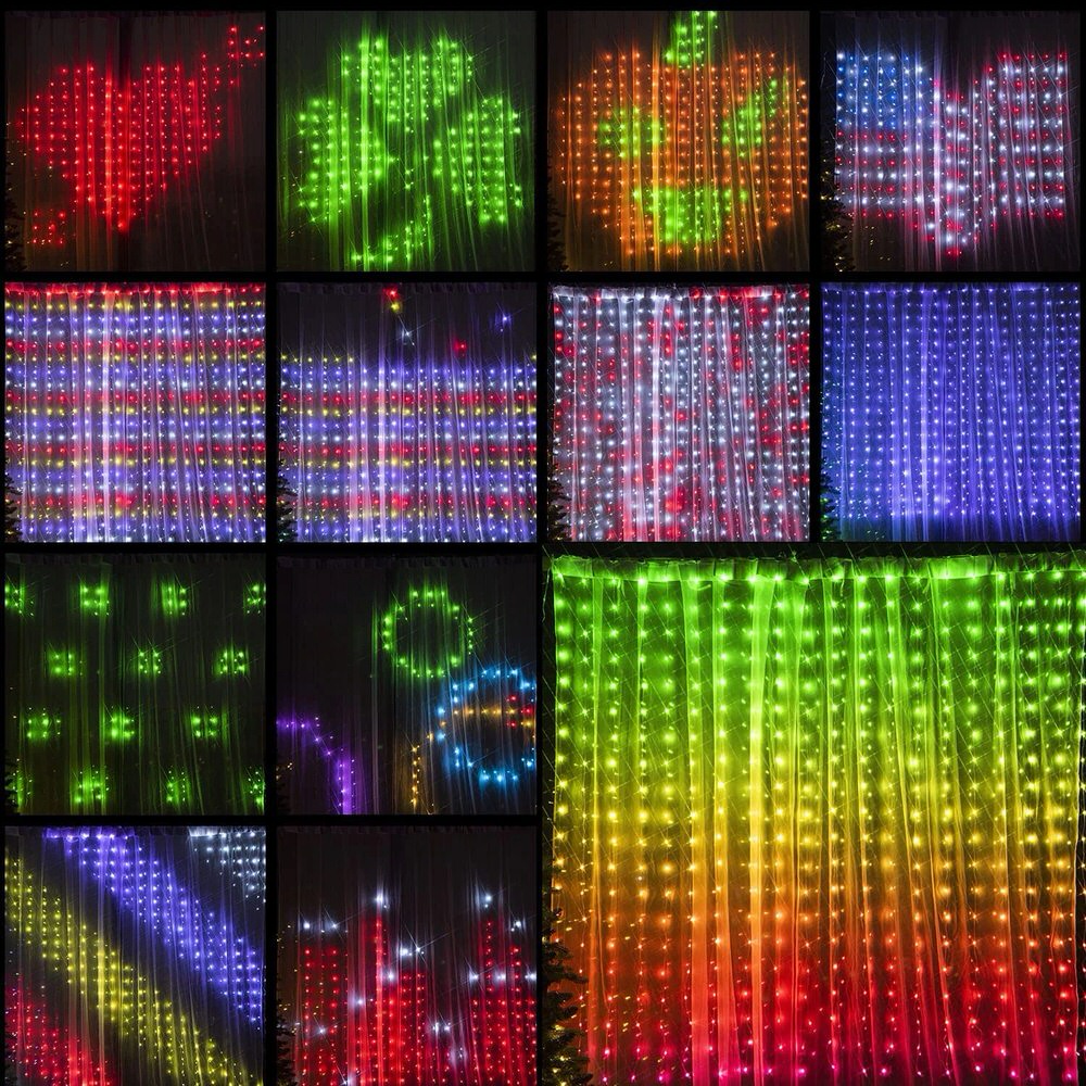 Inteligentne Światła LED do Zasłon