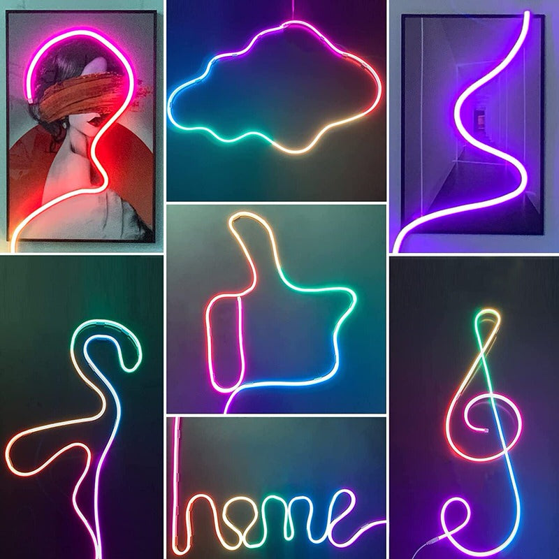 Ledy LED z neonowym sznurkiem Squiggle