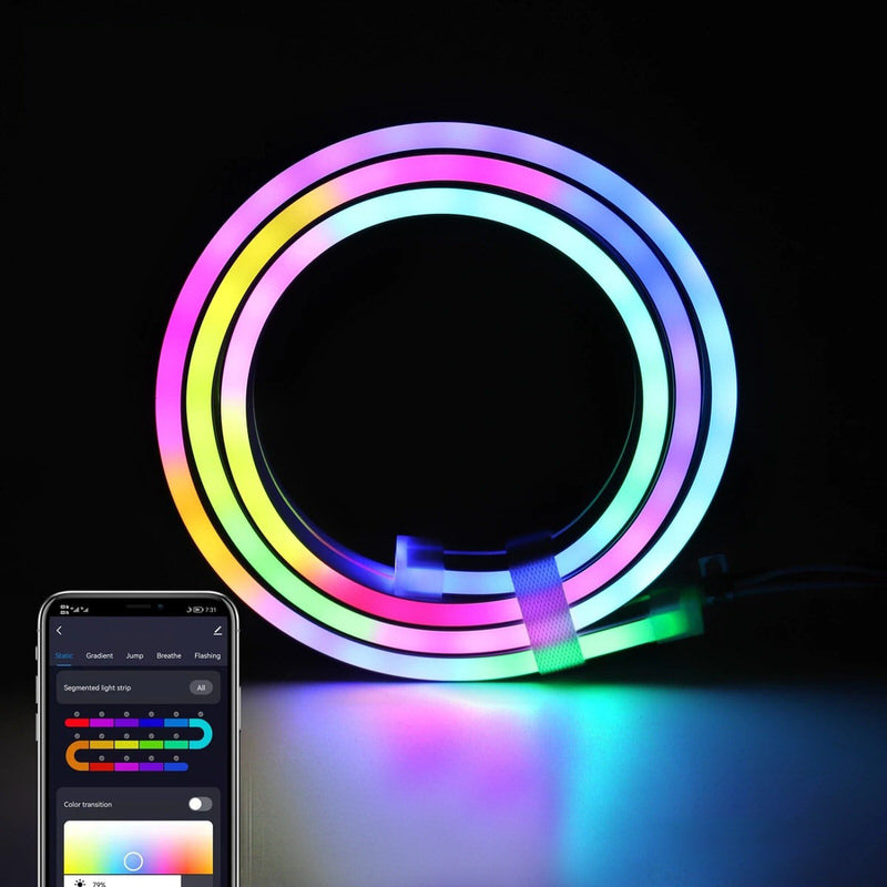 Ledy LED z neonowym sznurkiem Squiggle