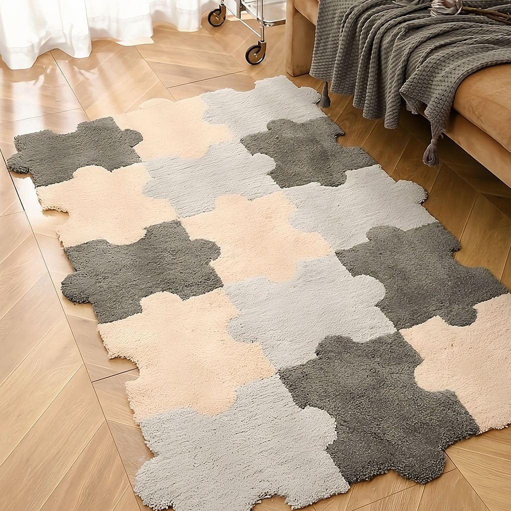 Dywan do układania puzzli z wypustkami