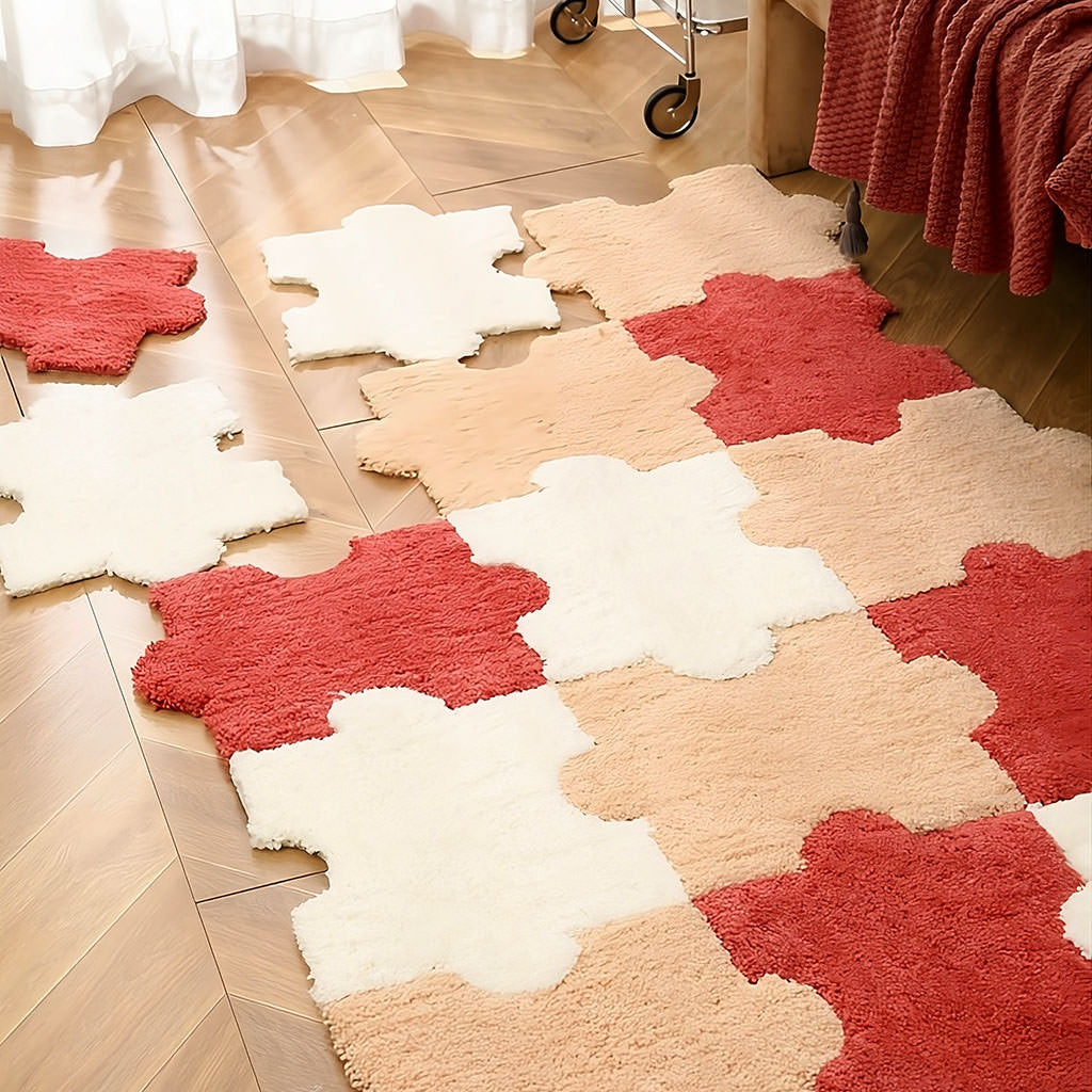 Dywan do układania puzzli z wypustkami