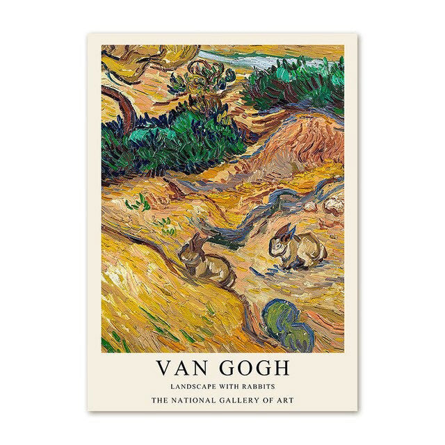 Plakaty na płótnie z galerią sztuki Van Gogh