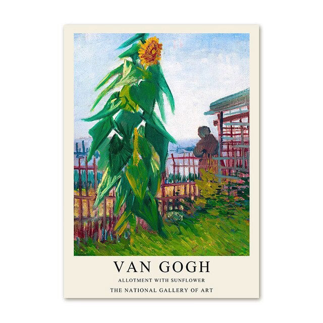 Plakaty na płótnie z galerią sztuki Van Gogh