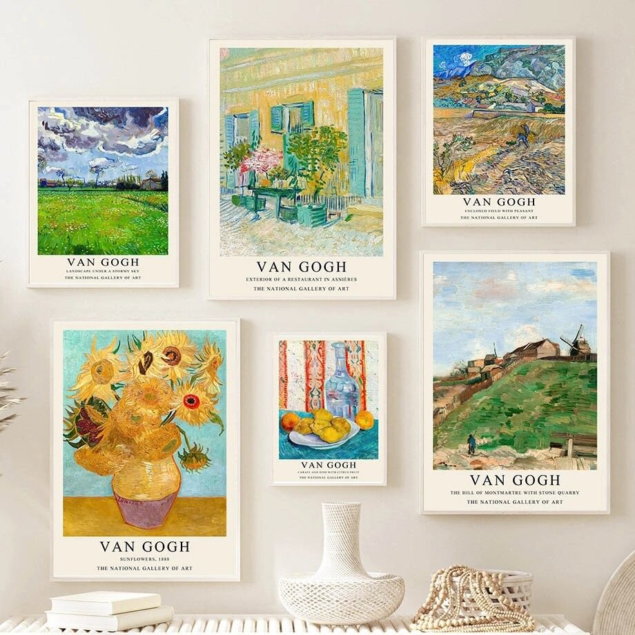 Plakaty na płótnie z galerią sztuki Van Gogh