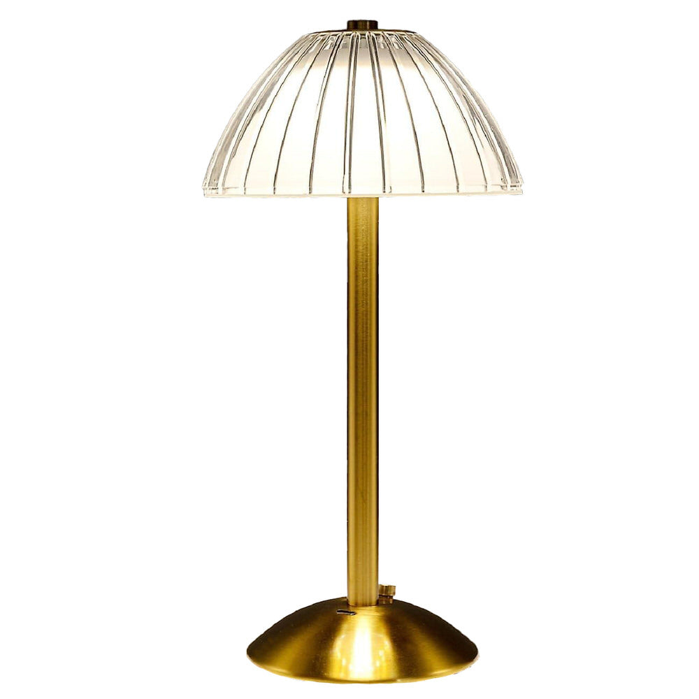 Wintage'owa Mosiężna Lampka Stołowa