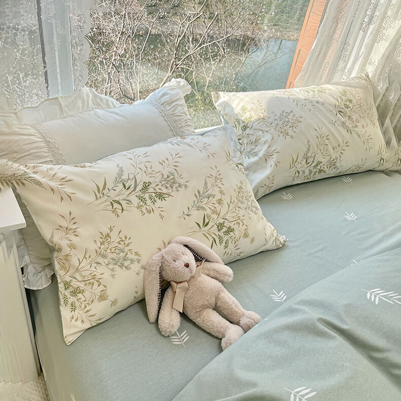 Zestaw Pościeli z Vintage Pale Floral Print