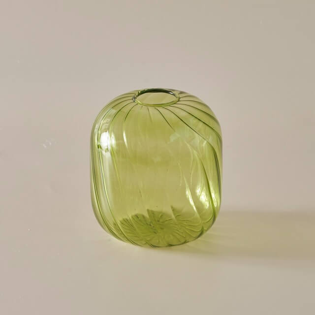 Wysoki Styl Vintage Mini Wazon ze Szkła