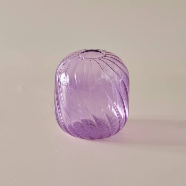 Wysoki Styl Vintage Mini Wazon ze Szkła