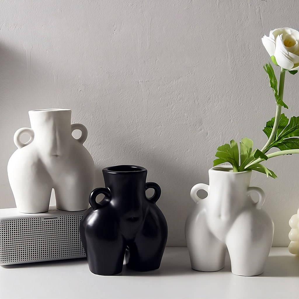 Szeroka Waza Ceramiczna na Biodra